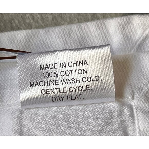 Crate & Barrel Tidbits Cocktail Napkins Embroidered Set Of 3 Cotton 10"x9.5” - Picture 6 of 6